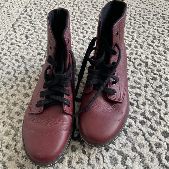 Dr. Martens | red Leyton boots - Picture 5 of 9